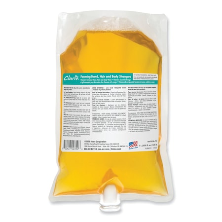 Betco Foaming Hand, Hair and Body Shampoo, Fresh, 1, 000 mL, 6PK 7532900